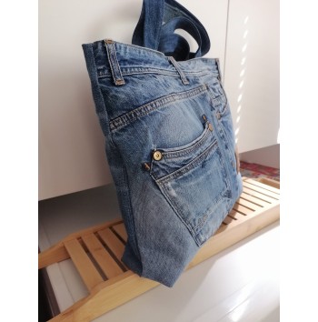 Jeans Upcycled Bag Recycle Denim Handbag