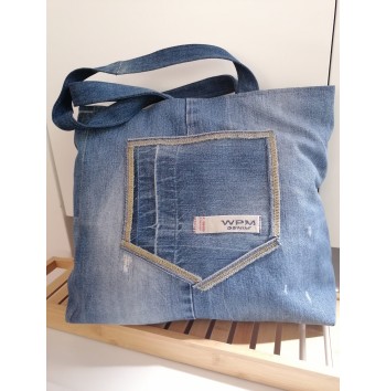 Jeans Upcycled Bag Recycle Denim Handbag