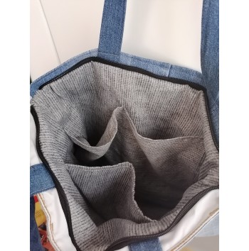 Jeans Upcycled Bag Recycle Denim Handbag