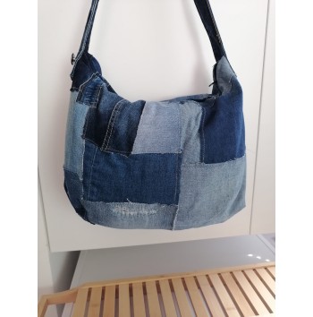Jeans Bag Hobo Bag Denim Handbag