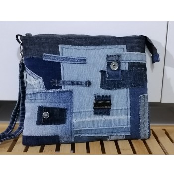 Jeans Clutch Bag Denim Handbag