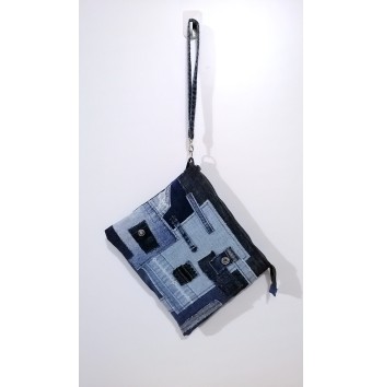 Jeans Clutch Bag Denim Handbag