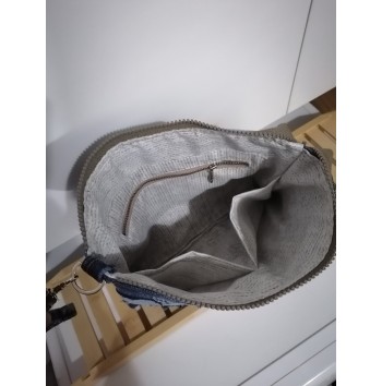 Jeans Patchwork Purse Bag Denim Handbag