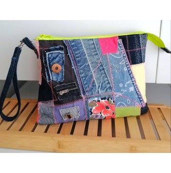 Patchwork Purse Handbag Denim Bag