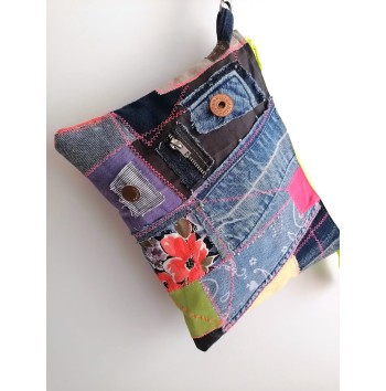 Patchwork Purse Handbag Denim Bag