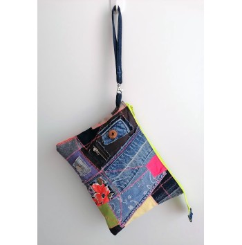 Patchwork Purse Handbag Denim Bag