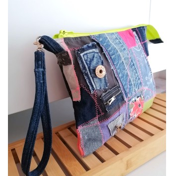 Patchwork Purse Handbag Denim Bag