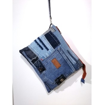Denim Clutch Jeans Bag